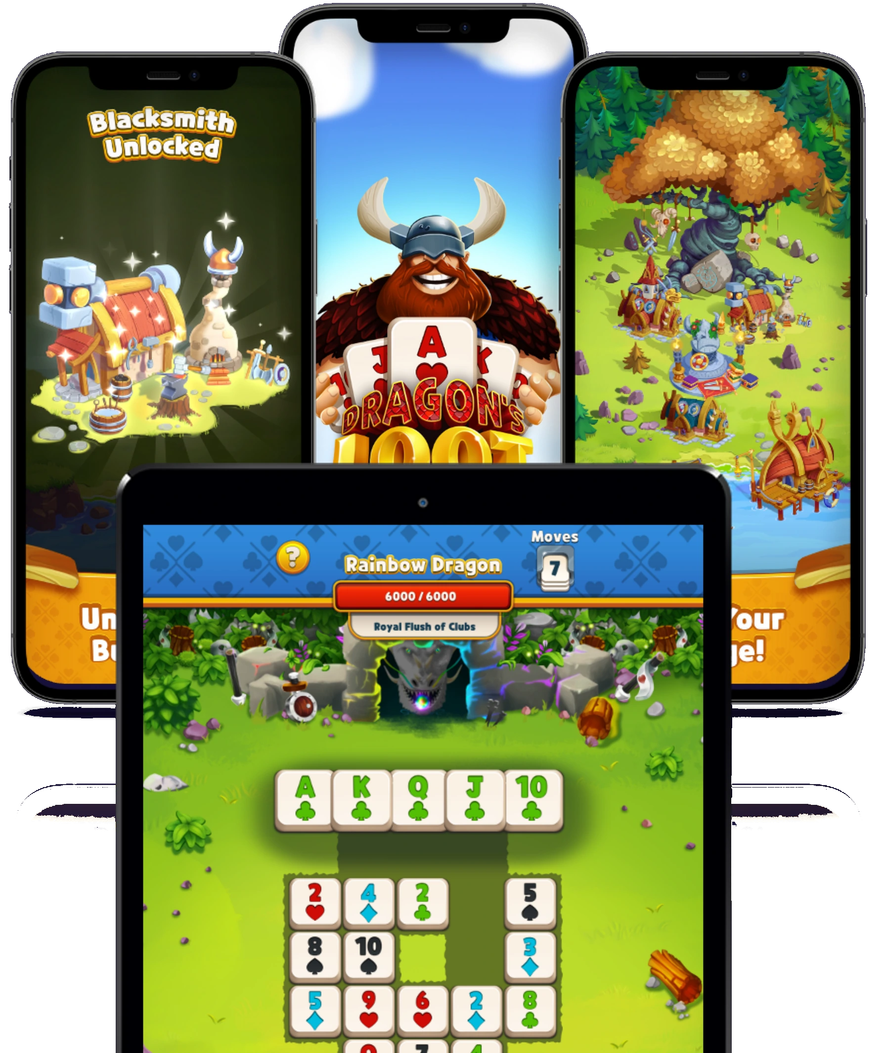 Dragon’s Loot screenshots on phones