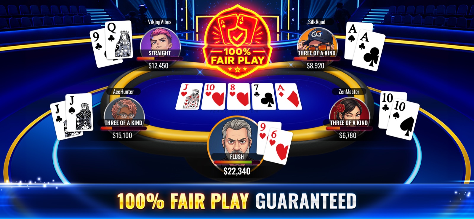 Short Deck: 100% fair play guaranteed