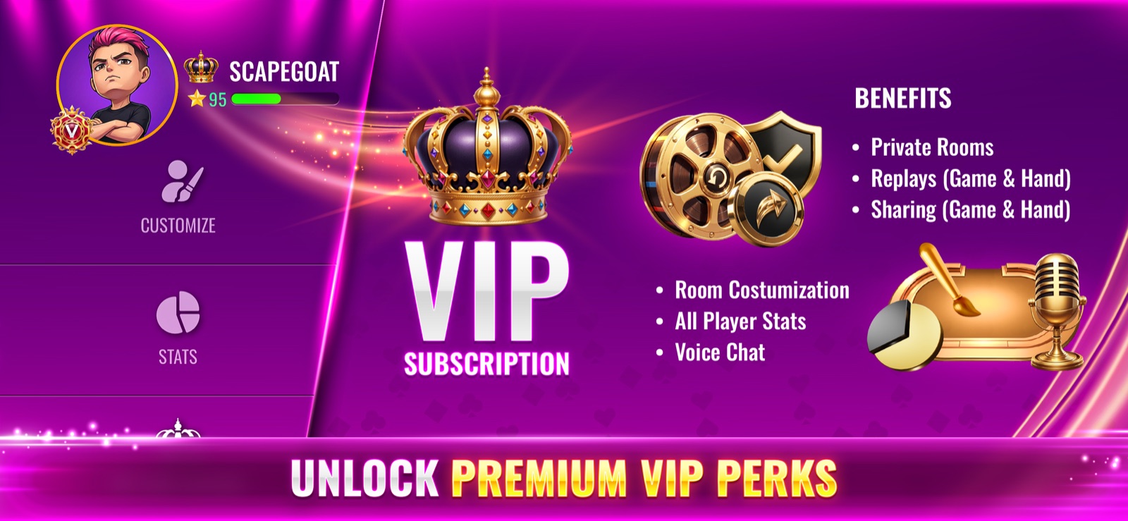 Short Deck: Unlock premium VIP perks